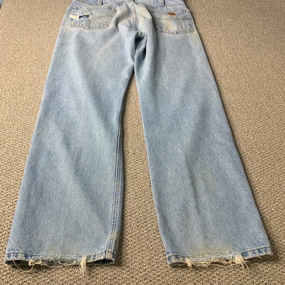 Carhartt Mens‎ Jeans Size 36X32 Blue Medium Wash Denim Traditional Fit Straight - Picture 8 of 13